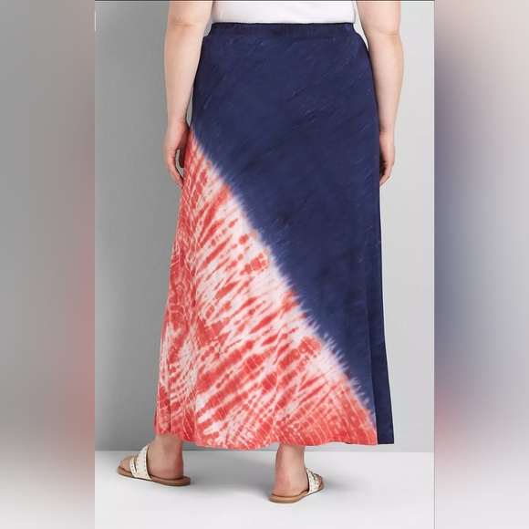 Lane Bryant Tie-Dye Maxi Skirt - Picture 3 of 7